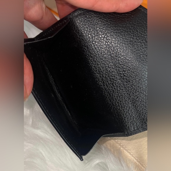 LOUIS VUITTON Portefeuille Lock Mini Wallet Taurillon Leather Black Noir M63921 - Picture 10 of 11